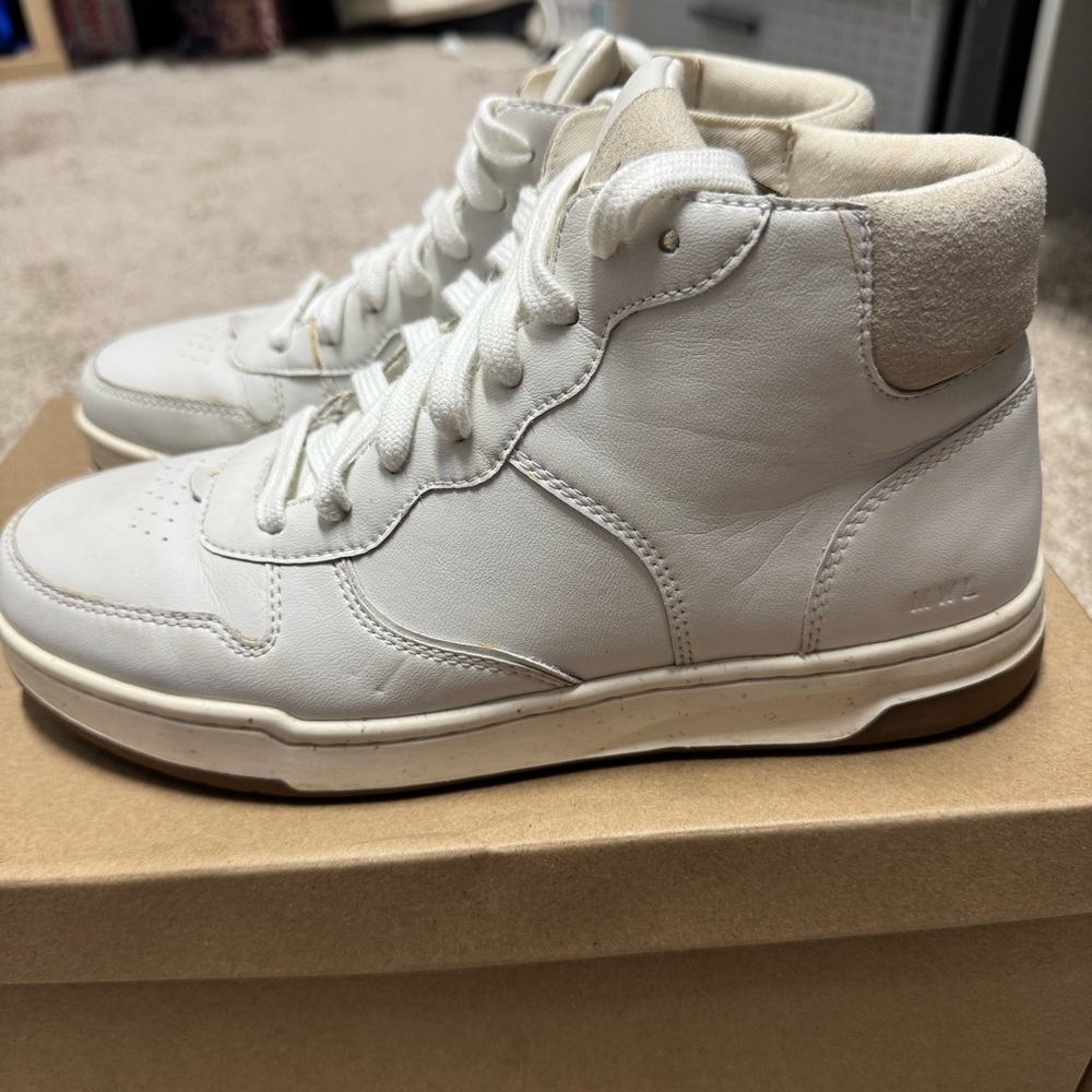 Madewell Ivory Multi High-Top Sneakers